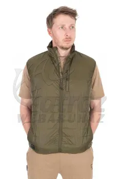 Fox Olive Quilted 100 Gilet M - Fox Horgász Mellény