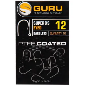 Guru Super XS Eyed Barbless Méret: 14 - Guru Szakállnélküli Feeder Horog