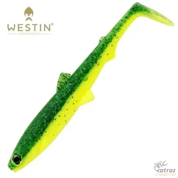 Westin Gumihal BullTeez Shadtail Fireflash - 9,5cm 7 gramm