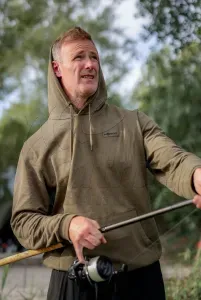 Korda Patch Hoodie - Dark Olive - 2XL - Kapucnis pulóver