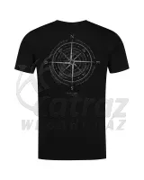 Korda Compass Tee Black – Fekete Horgász Póló