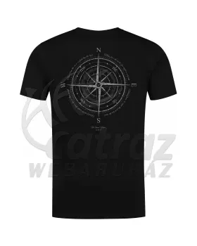 Korda Compass Tee Black – Fekete Horgász Póló
