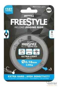 Spro Freestyle Fluorocarbon Előke+Snap 68 cm 0,32 mm