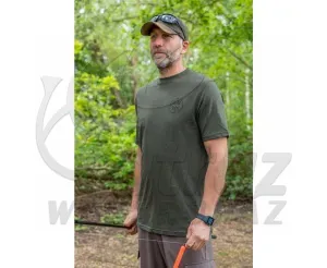Avid Bearing T-Shirt Green - S - Avid horgász póló