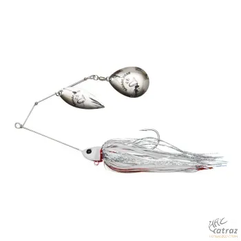 Savage Gear Da'Bush Spinnerbait 21 gramm - White Silver Holo Flame