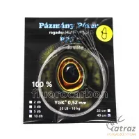 Pázmány Péter Fluorcarbon Eggsnap Előke 40cm 0,52mm - Ragadozóhalas Fluorcarbon Előkezsinór 5 db/csomag