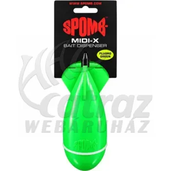 Spomb Midi X Exclusive Fluro Green - Limitált kiadású etetőrakéta