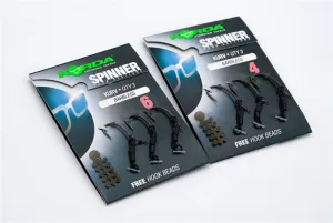 Korda Spinner Hook Sections Kurv Shank Barbless Méret: 4 - Korda Rig Szakállnélküli Pontyozó Horog