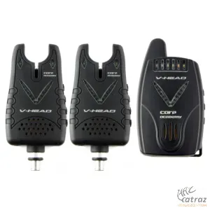 Carp Academy V-Head 2+1db Elektromos Kapásjelző Készlet