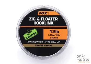 Zsinór Fox Zig&Floater Hooklink Trans Khaki 10lb 100m