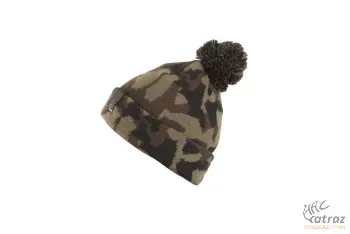 Avid Carp Camo Bobble Hat - Avid Bojtos Téli Sapka