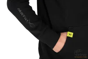 Matrix Hoody Black/Lime - Matrix Horgász Pulóver Black Edition