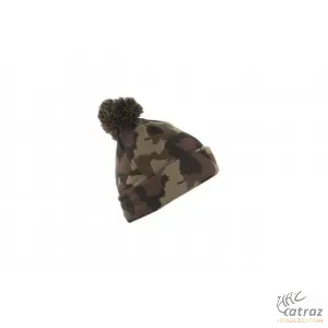 Avid Carp Camo Bobble Hat - Avid Bojtos Téli Sapka