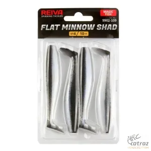 Reiva Flat Minnow Shad Magic Fish Gumihal - Reiva Műcsali 10 cm 4 db/csomag