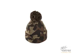 Avid Carp Camo Bobble Hat - Avid Bojtos Téli Sapka