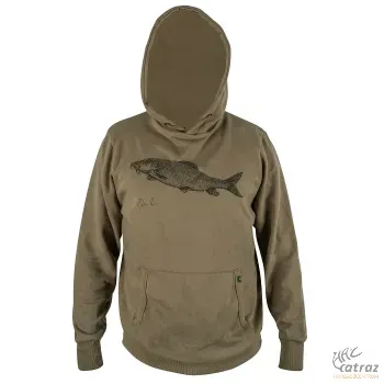 Korum Classic Barbel Hoodie Méret: 2XL - Korum Hal Mintás Horgász Pulóver