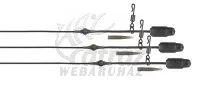 Fox Edges Naturals Heli-Clip Rigs 50lb Leadcore - Fox Heli-Clip Végszerelék