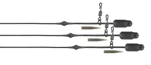 Fox Edges Naturals Heli-Clip Rigs 50lb Leadcore - Fox Heli-Clip Végszerelék