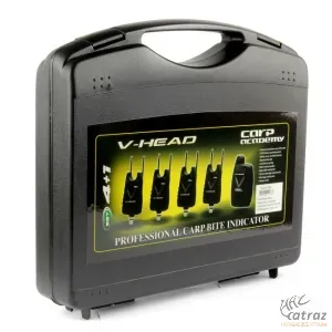 Carp Academy V-Head 4+1db Elektromos Kapásjelző Készlet