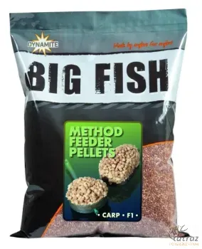 Dynamite Baits Big Fish F1 Method Feeder Pellets 1,8kg - Kukorica Ízesítésű Micropellet
