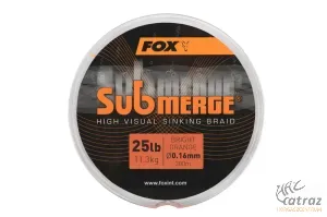 Fox Submerge Braid Bright Orange Fonott Zsinór 300m 0,16mm 25LB