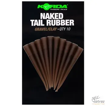 Korda Naked Tail Rubber Gravel/Clay - Korda Gubancgátló Hüvely