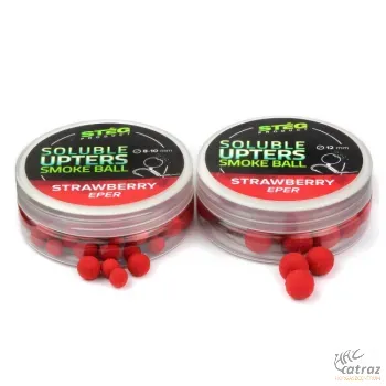 Stég Product Soluble Upters Smoke Ball 8-10mm Strawberry - Stég Oldódó Epres Wafter Csali