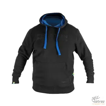 Preston Black Hoodie - Preston Innovations Kapucnis Horgász Pulóver