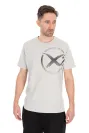 Matrix Large Mesh Logo T-Shirt Grey – L – Horgász Póló