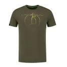 Korda LE Submerged Tee Olive Méret: M - Korda Horgász Póló