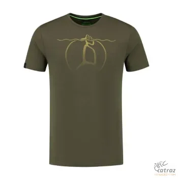 Korda LE Submerged Tee Olive Méret: M - Korda Horgász Póló