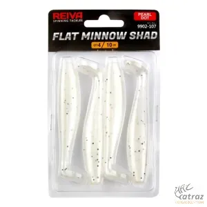 Reiva Flat Minnow Shad Pearl Dot Gumihal - Reiva Műcsali 12,5cm