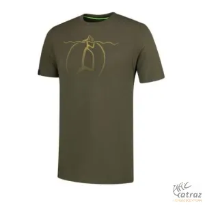 Korda LE Submerged Tee Olive Méret: M - Korda Horgász Póló