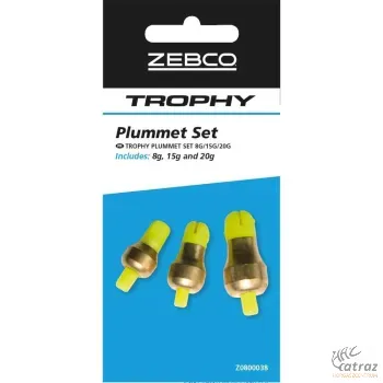 Zebco Trophy Plummet Set 8/15/20g - Mélységmérő Ólom Szett