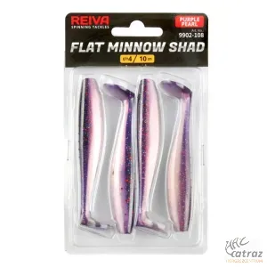 Reiva Flat Minnow Shad Purple Pearl Gumihal - Reiva Műcsali 12,5cm