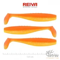 Reiva Flat Minnow Shad Shiny Orange Gumihal - Reiva Műcsali 12,5cm