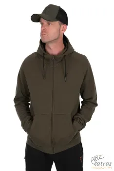 Fox Zöld Fekete Pulóver - Fox Collection LW Hoody Green & Black