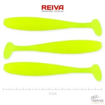 Reiva Flash Shad 15cm Citromsárga Műcsali 3 db/csomag - Reiva Gumihal