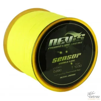 Nevis Sensor Fluo Horgász Zsinór 0,25mm 1400m - Fluo Monofil Zsinór