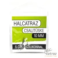 Halcatraz Csalitüske Szilikonnal 10mm - Szilikonos Csalitüske