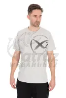 Matrix Large Mesh Logo T-Shirt Grey – Szürke Horgász Póló