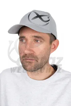 Matrix Large Print Cap Light Grey - Matrix Baseball Sapka