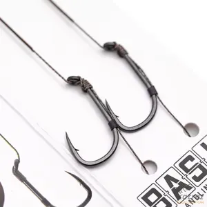 Korda Basix Hair Rigs Wide Gape Bojlis Előkötött Horog - 18lb Méret: 6