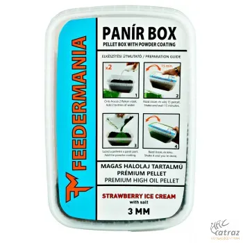 Feedermánia Panír Box 3 mm Strawberry Ice Cream - Feedermánia Prémium Pellet