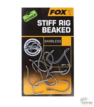 Fox Edges Stiff Rig Beaked Szakállnélküli Horog S: 6 CHK172