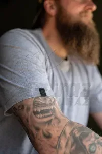 Korda Compass Tee Heather Greay – 3XL – Szürke Horgász Póló
