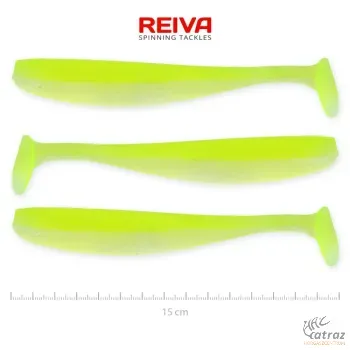 Reiva Flash Shad 15cm Fluo Sárga Műcsali 3 db/csomag - Reiva Gumihal