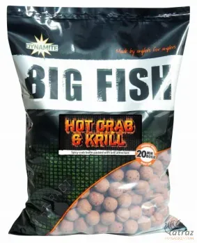 Dynamite Baits Bojli Hot Crab & Krill 1kg 20mm - Dynamite Baits Etető Bojli