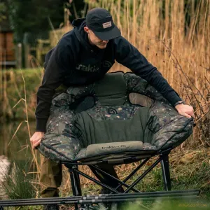 Trakker Levelite Luna Chair Camo - Trakker Levelite Luna Camo Horgász Szék