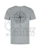 Korda Compass Tee Heather Greay – Szürke Horgász Póló
